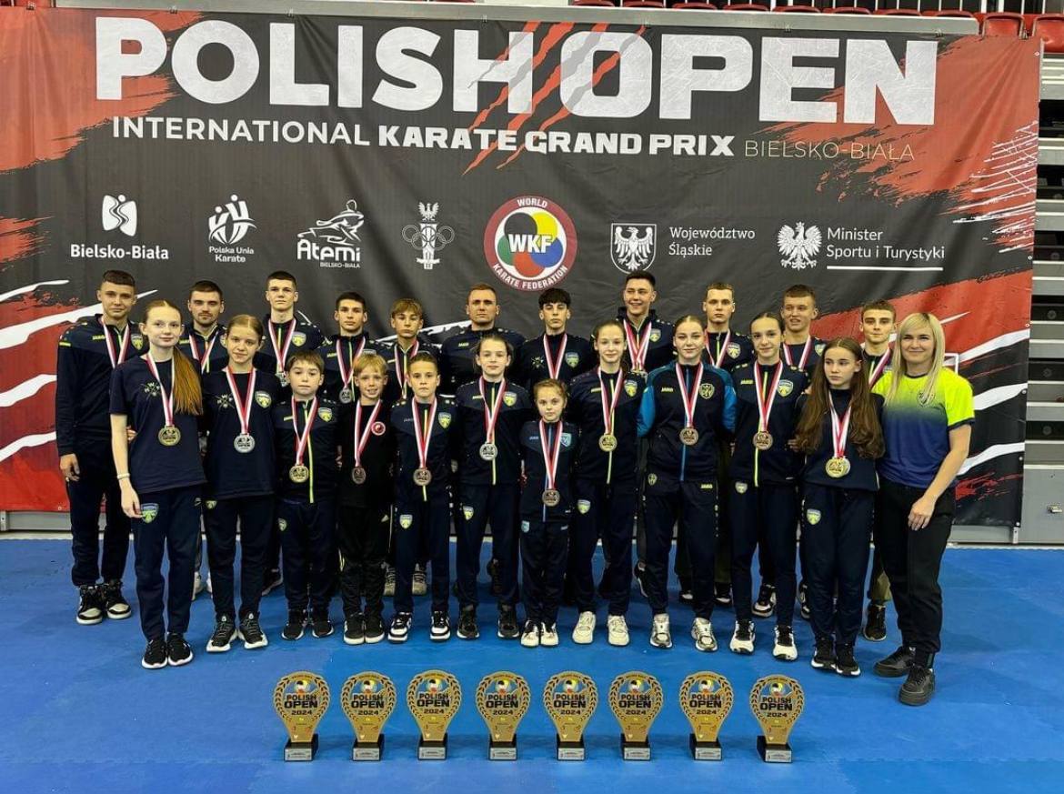 Українці виграли командний залік турніру Polish Open 2024